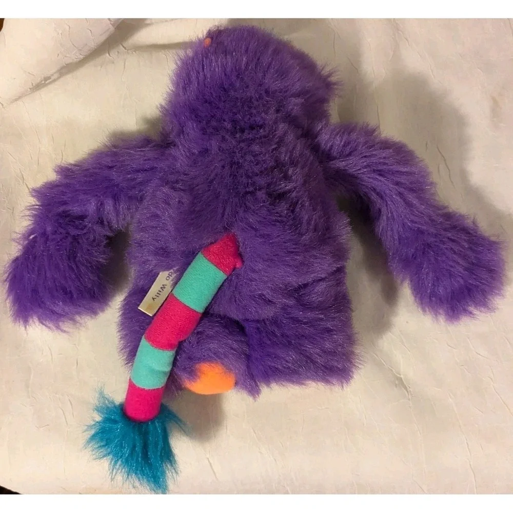 Russ Weirdo Willy Plush Monster Purple Suction Cups Stuffed Animal Vtg 10" - Picture 4 of 12